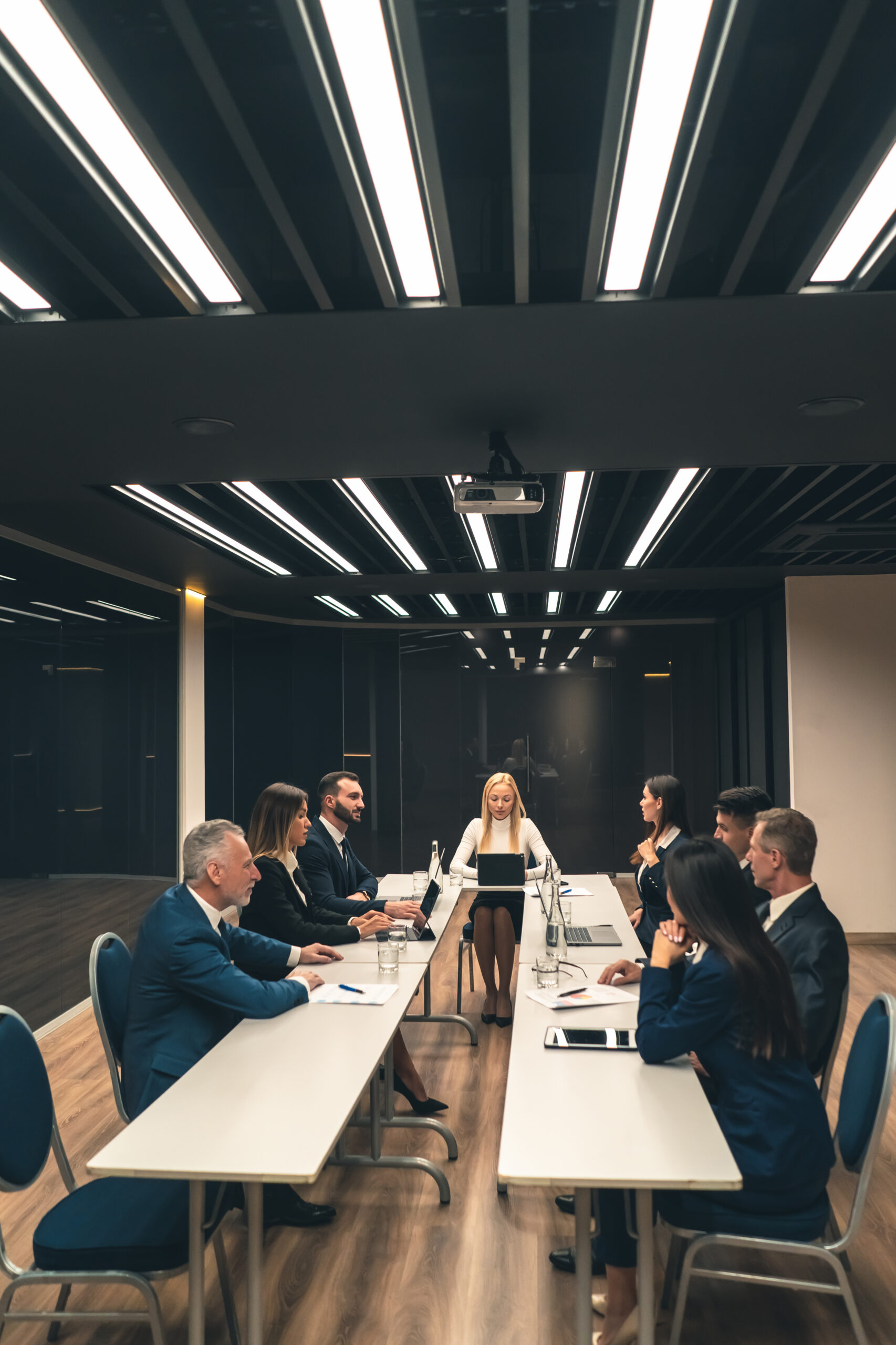 Vortexian Tech team in a meeting